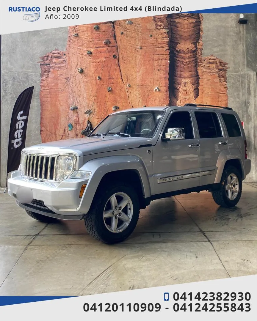Jeep Cherokee Limited 2009 Plateado Caracas
