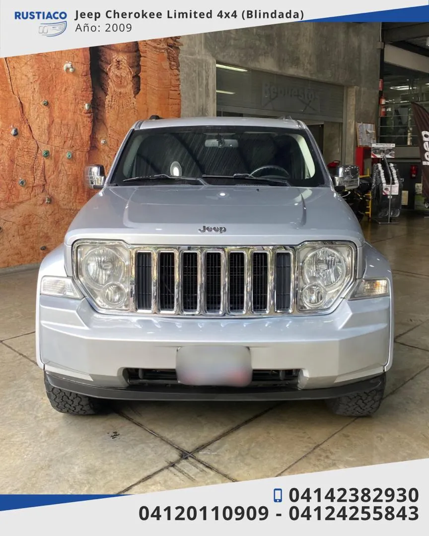 Jeep Cherokee Limited 2009 Plateado Caracas