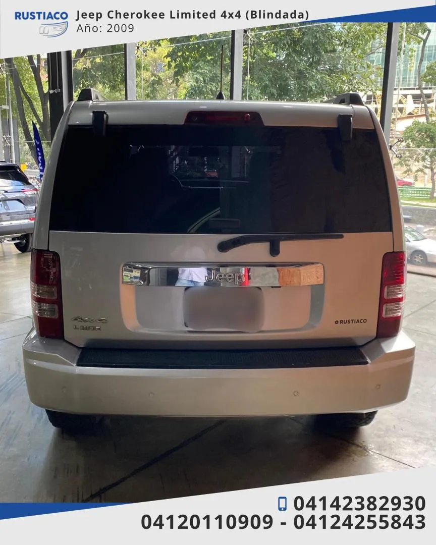 Jeep Cherokee Limited 2009 Plateado Caracas