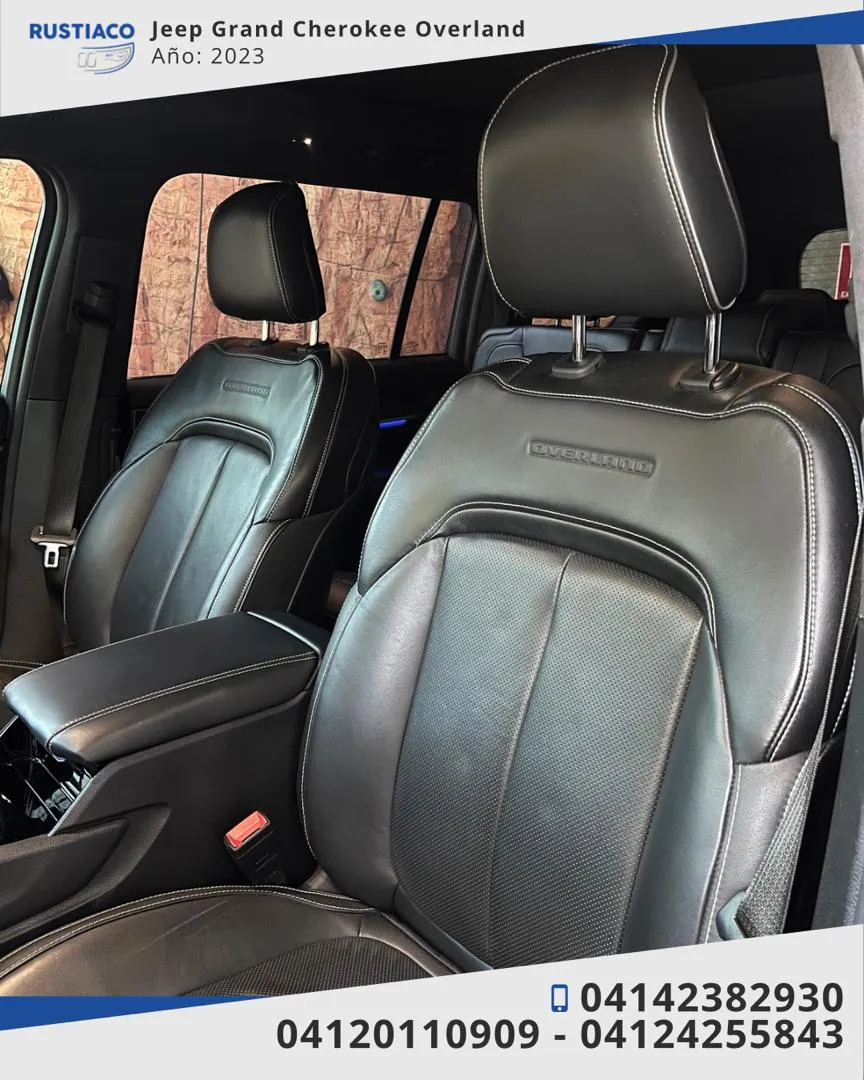 Jeep Grand Cherokee Overland 2023 Negro Caracas