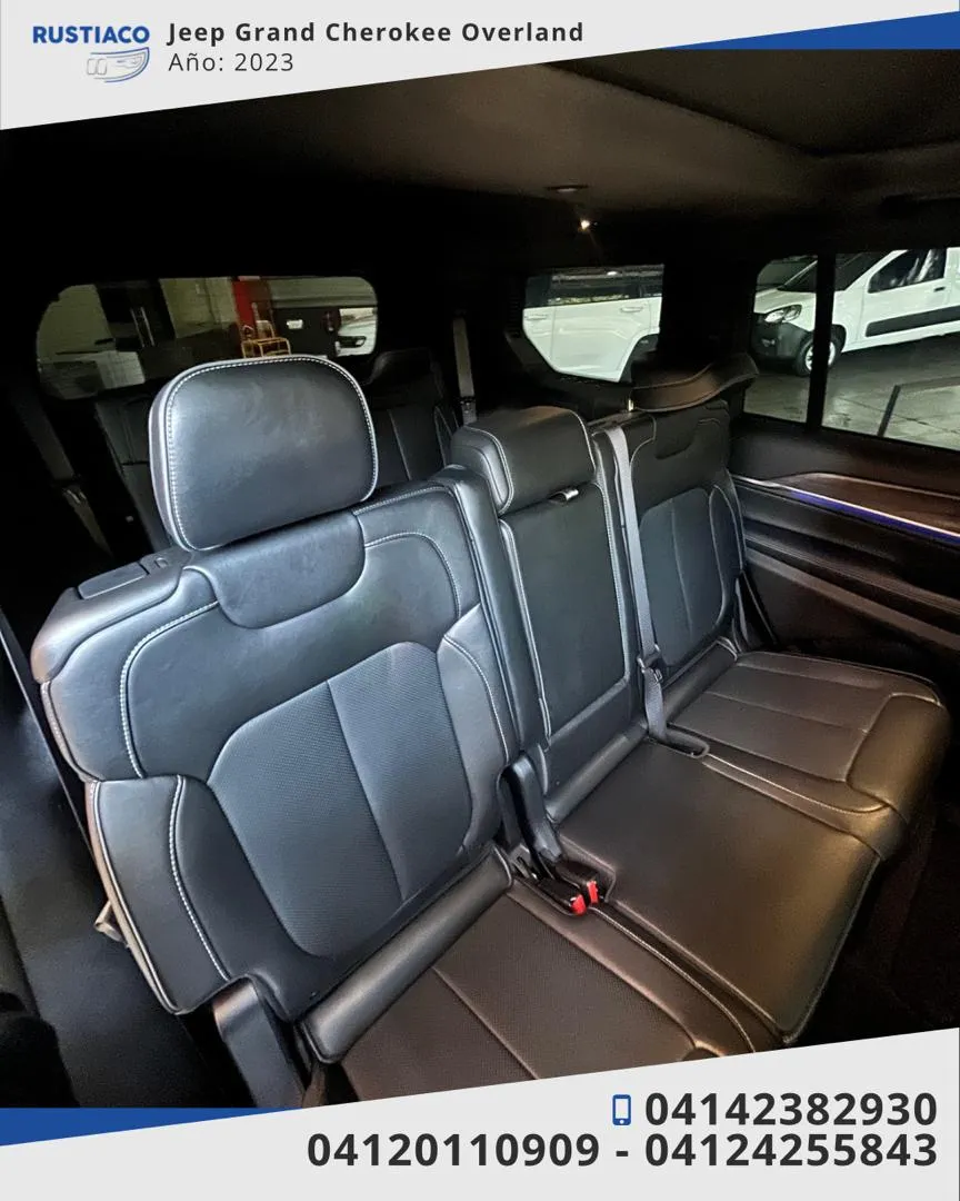 Jeep Grand Cherokee Overland 2023 Negro Caracas