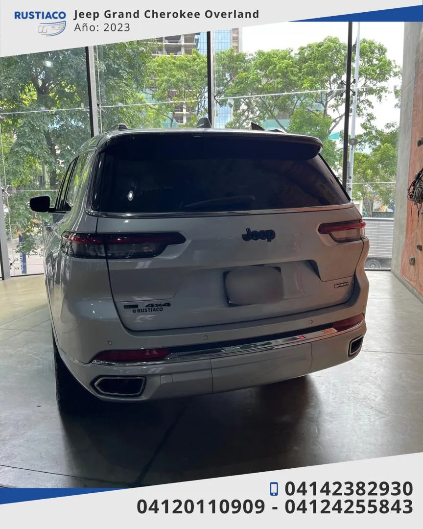 Jeep Grand Cherokee Overland 2023 Plateado Caracas