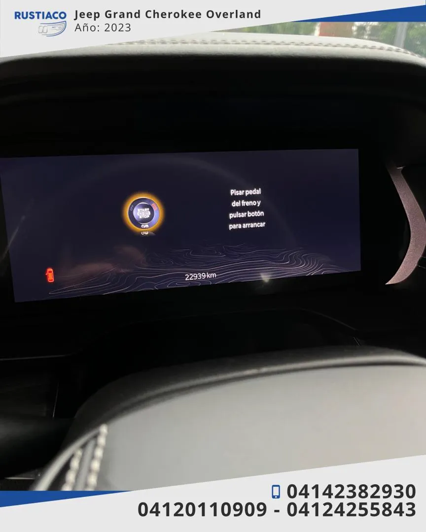 Jeep Grand Cherokee Overland 2023 Plateado Caracas