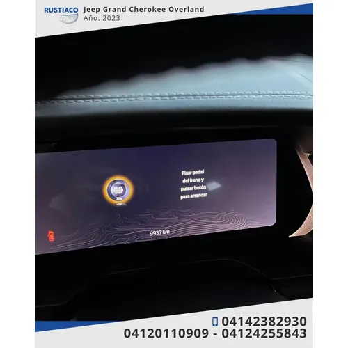 Jeep Grand Cherokee Overland L 2023 Negro Caracas