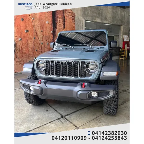 Jeep Wrangler Rubicon 2026 Gris Caracas