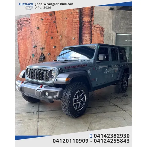 Jeep Wrangler Rubicon 2026 Gris Caracas