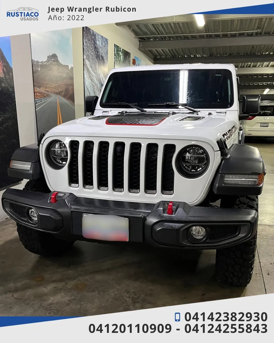 Jeep Wrangler Rubicon 2022 Blanco Caracas