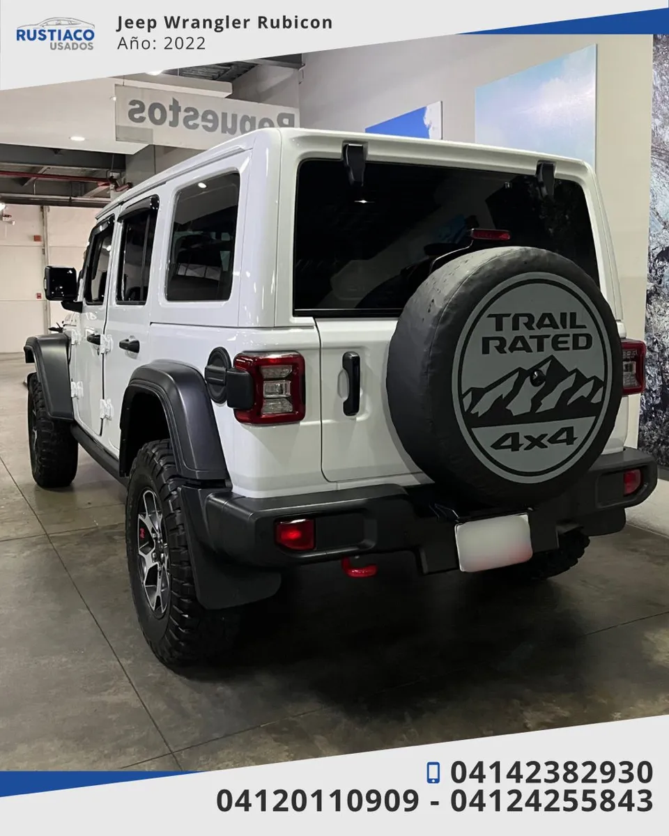 Jeep Wrangler Rubicon 2022 Blanco Caracas