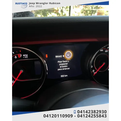 Jeep Wrangler Rubicon 2022 Blanco Caracas