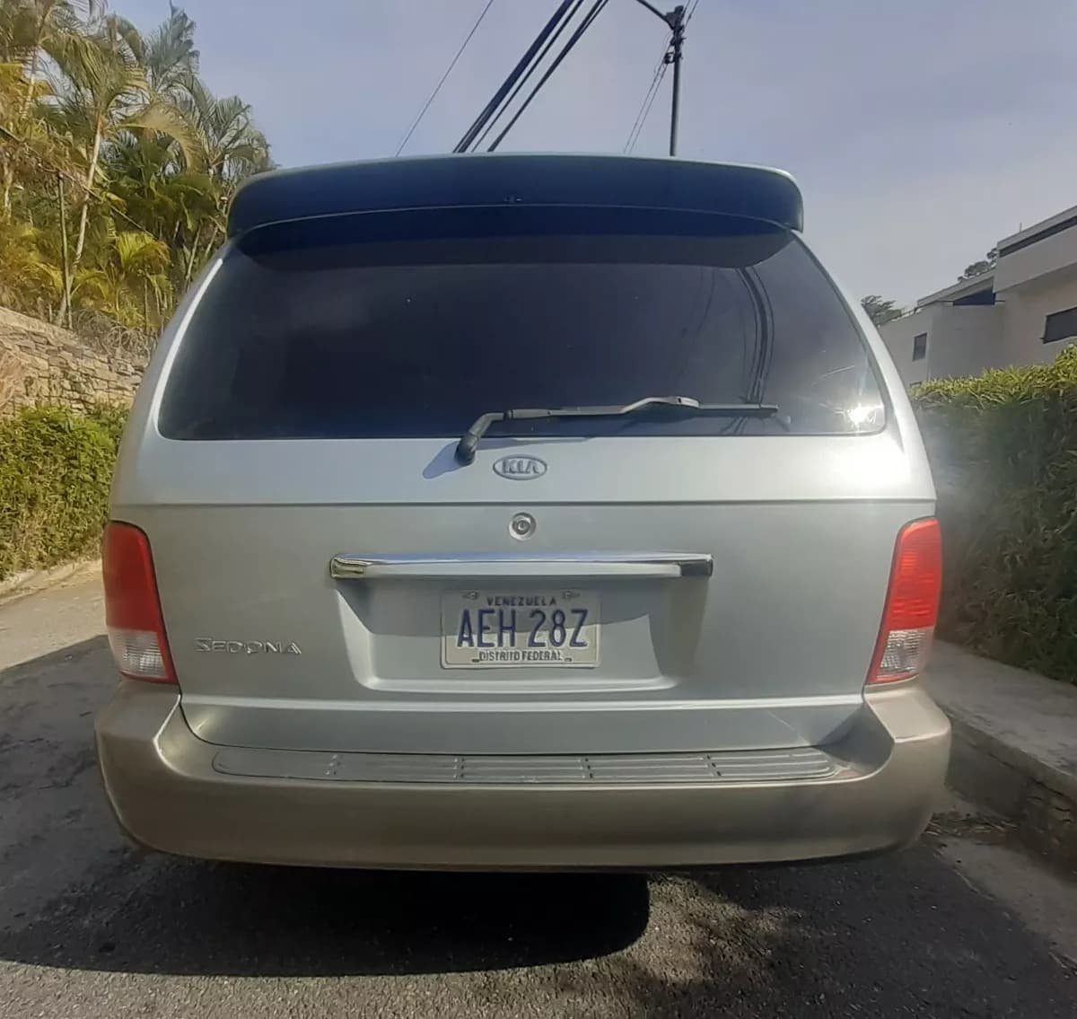 Kia Sedona Plateado Modelo 2004