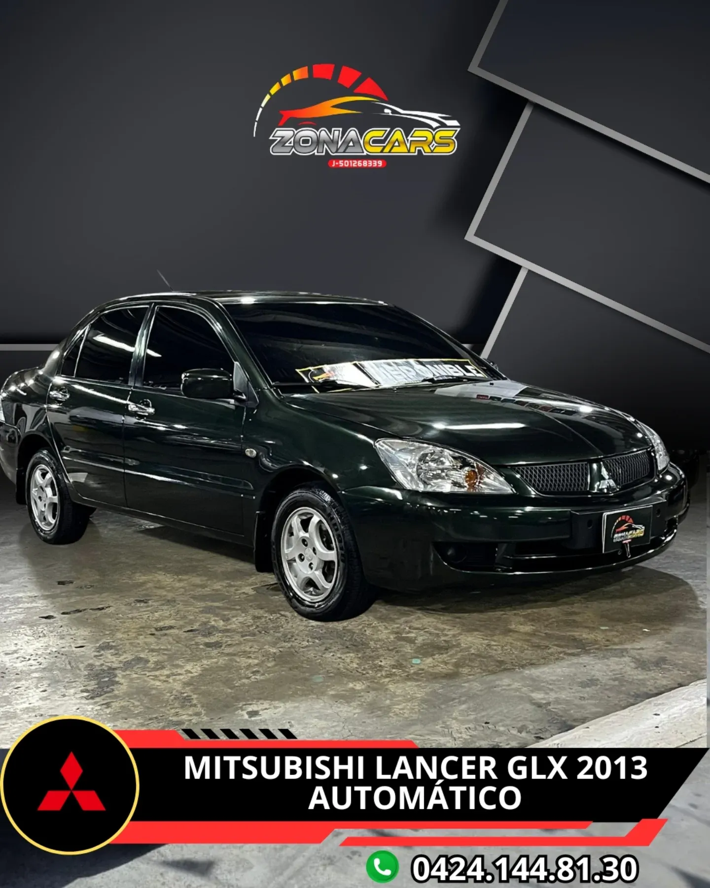 Mitsubishi Lancer 2013 Verde Caracas