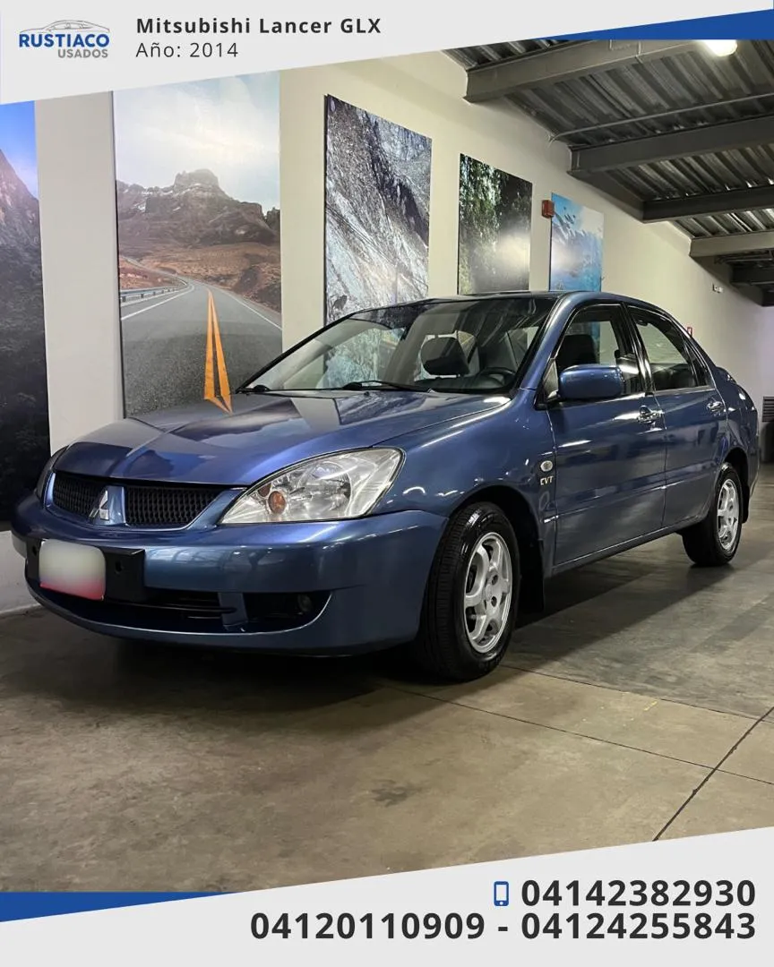Mitsubishi Lancer GLX 2014 Azul Caracas