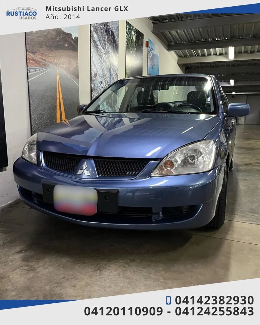 Mitsubishi Lancer GLX 2014 Azul Caracas