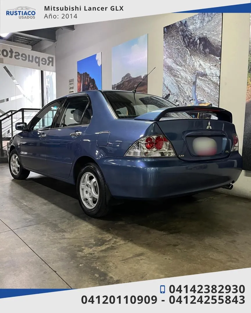 Mitsubishi Lancer GLX 2014 Azul Caracas