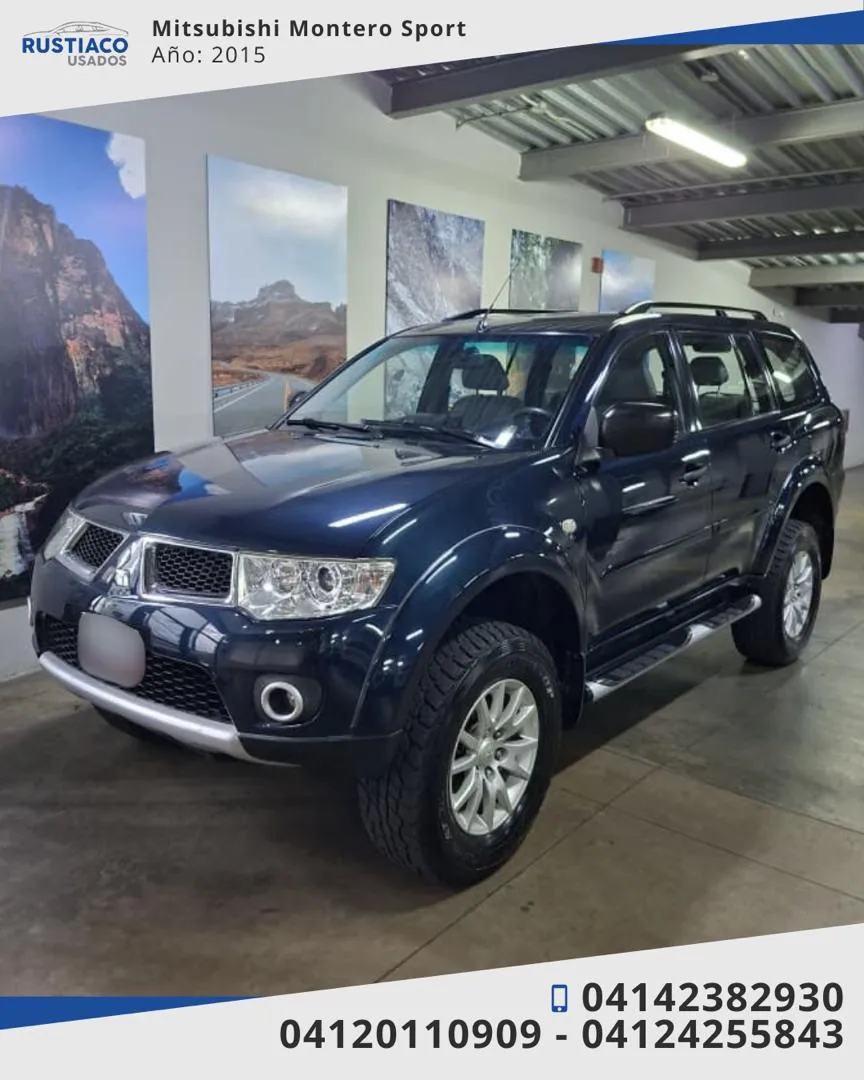 Mitsubishi Montero Sport GLX 2015 Azul Caracas
