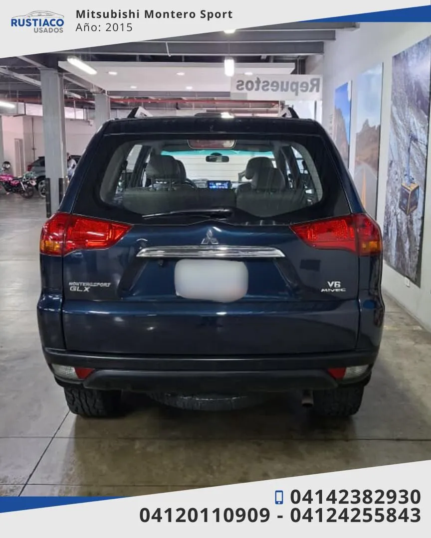 Mitsubishi Montero Sport GLX 2015 Azul Caracas