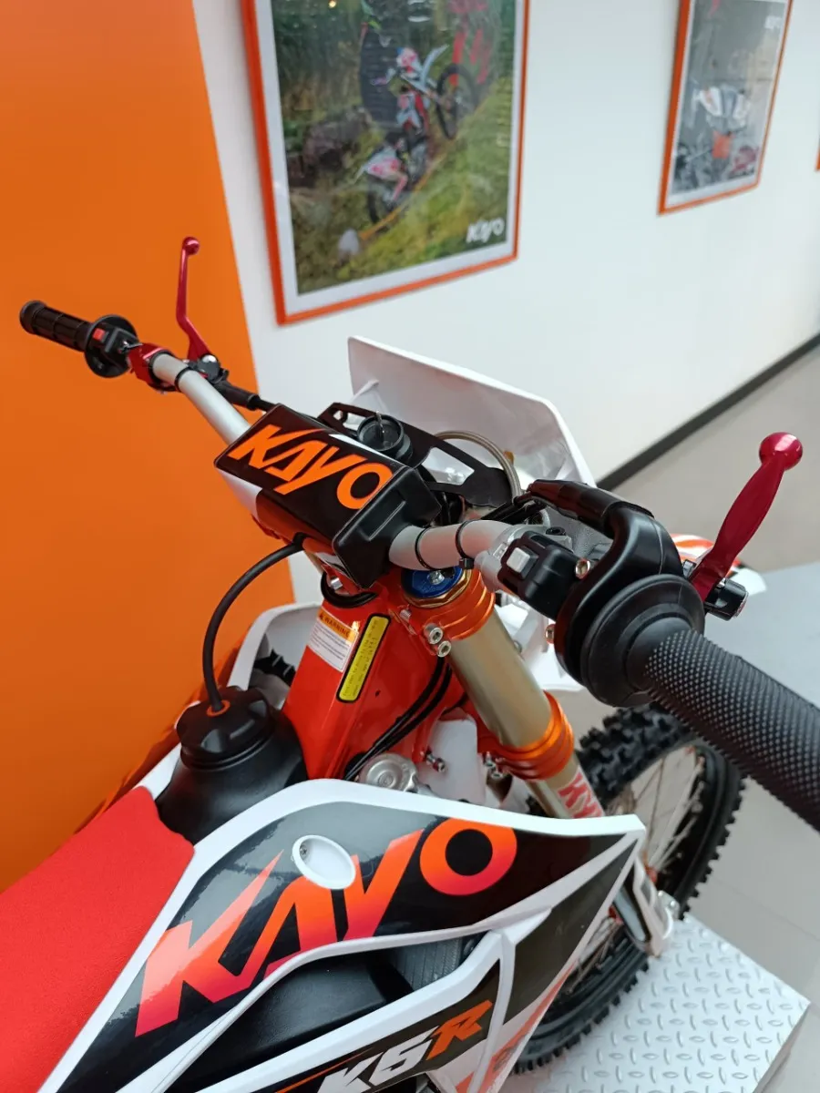 Motocicleta kayo K6R 2024 naranja7