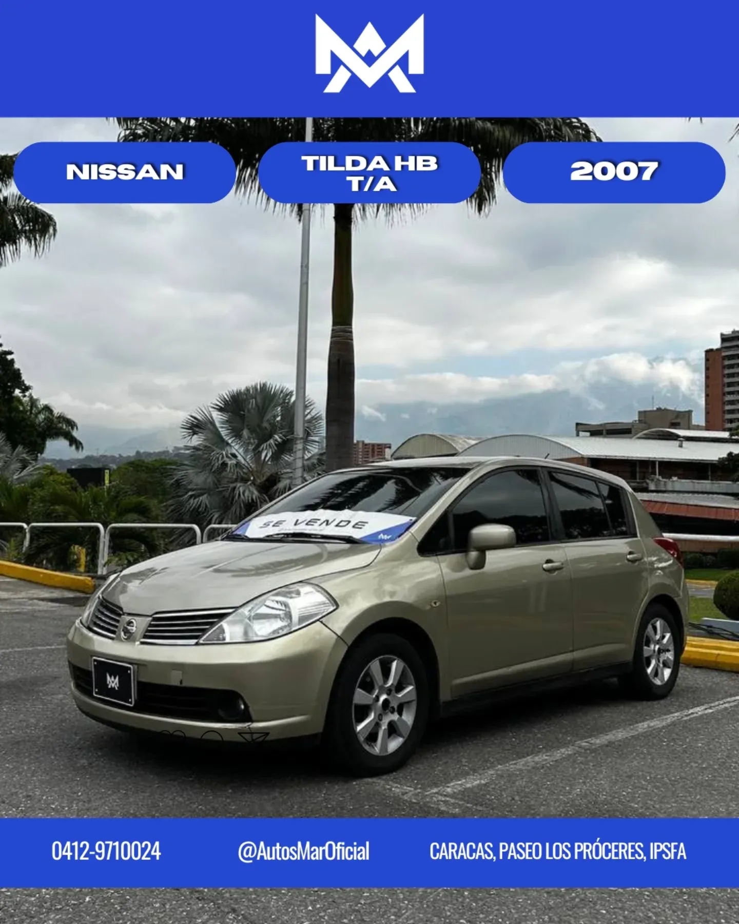 Nissan Tiida Hatchback automático 2007 Plata
