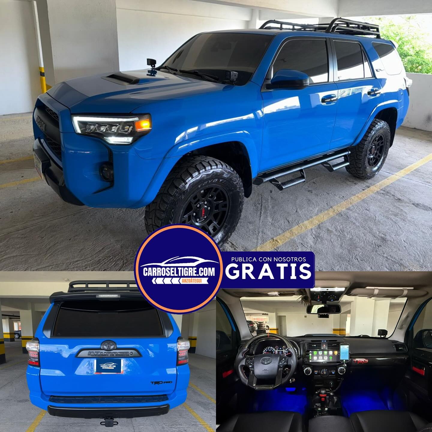 Toyota 4Runner 2019 Azul El Tigre