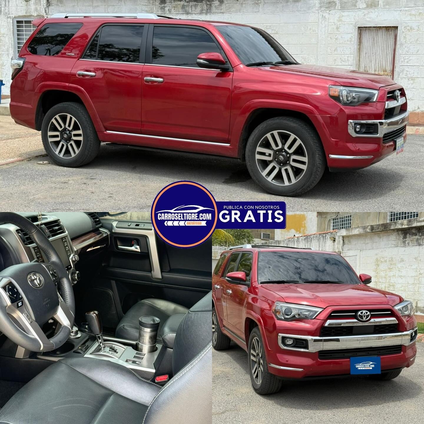 Toyota 4uRnner Limited 2021 Vinotinto