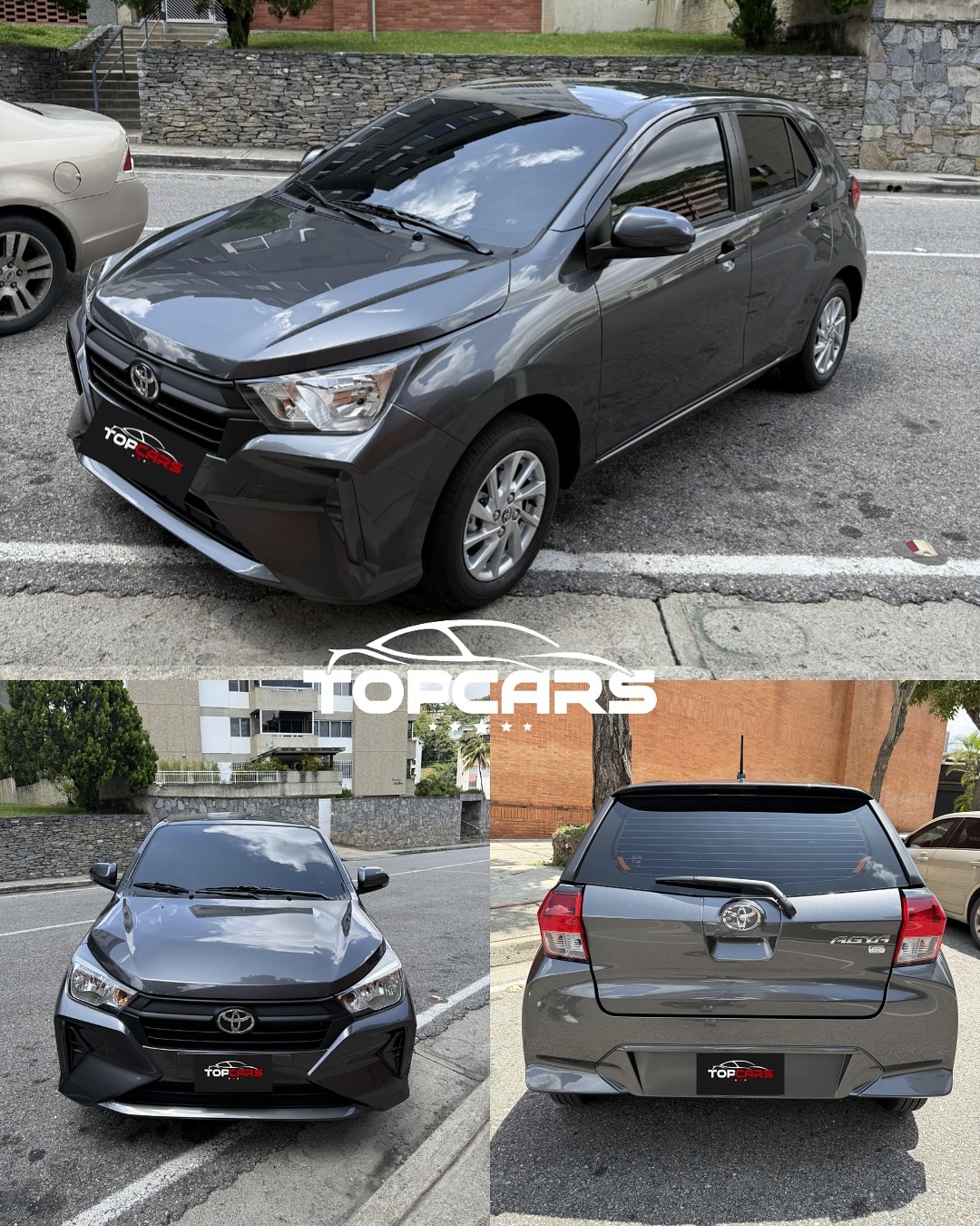 Toyota AGYA 2025 Gris Caracas