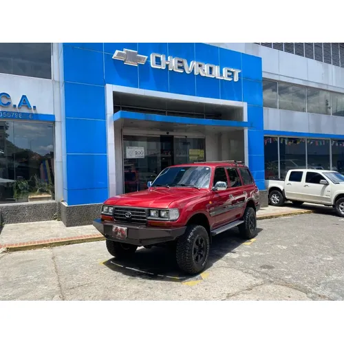 Toyota Land Cruiser Autana 2001 Rojo Caracas