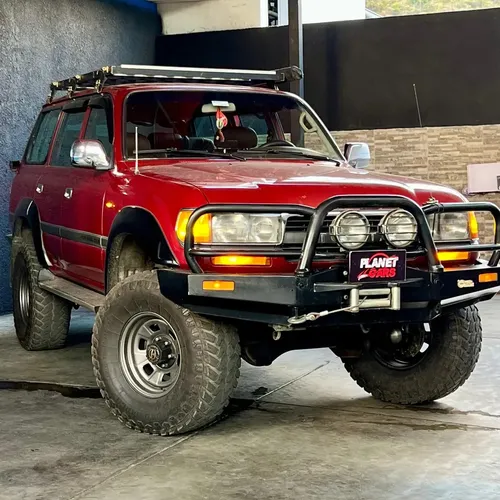 Toyota Land Cruiser VX Burbuja 2001 Rojo Caracas