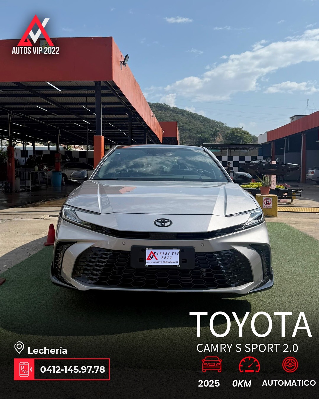 Toyota Camry S Sport 2025 Gris Lechería