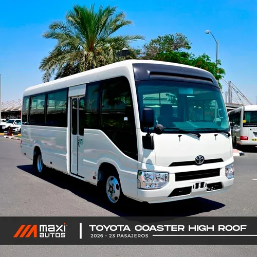 Toyota Coaster 2026 Blanco Caracas