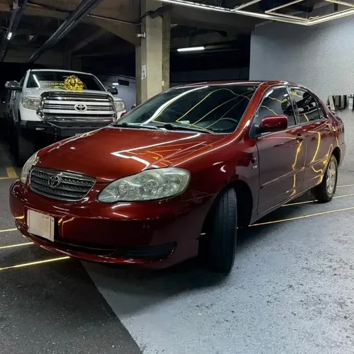 Toyota Corolla XEI 2008 Rojo Caracas
