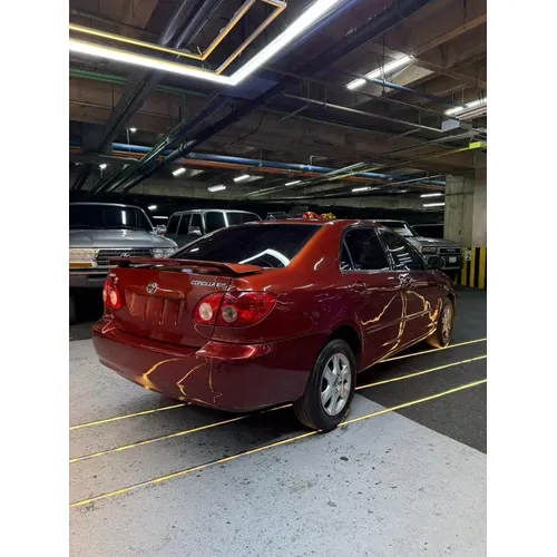 Toyota Corolla XEI 2008 Rojo Caracas