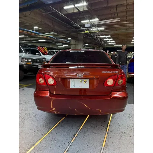 Toyota Corolla XEI 2008 Rojo Caracas