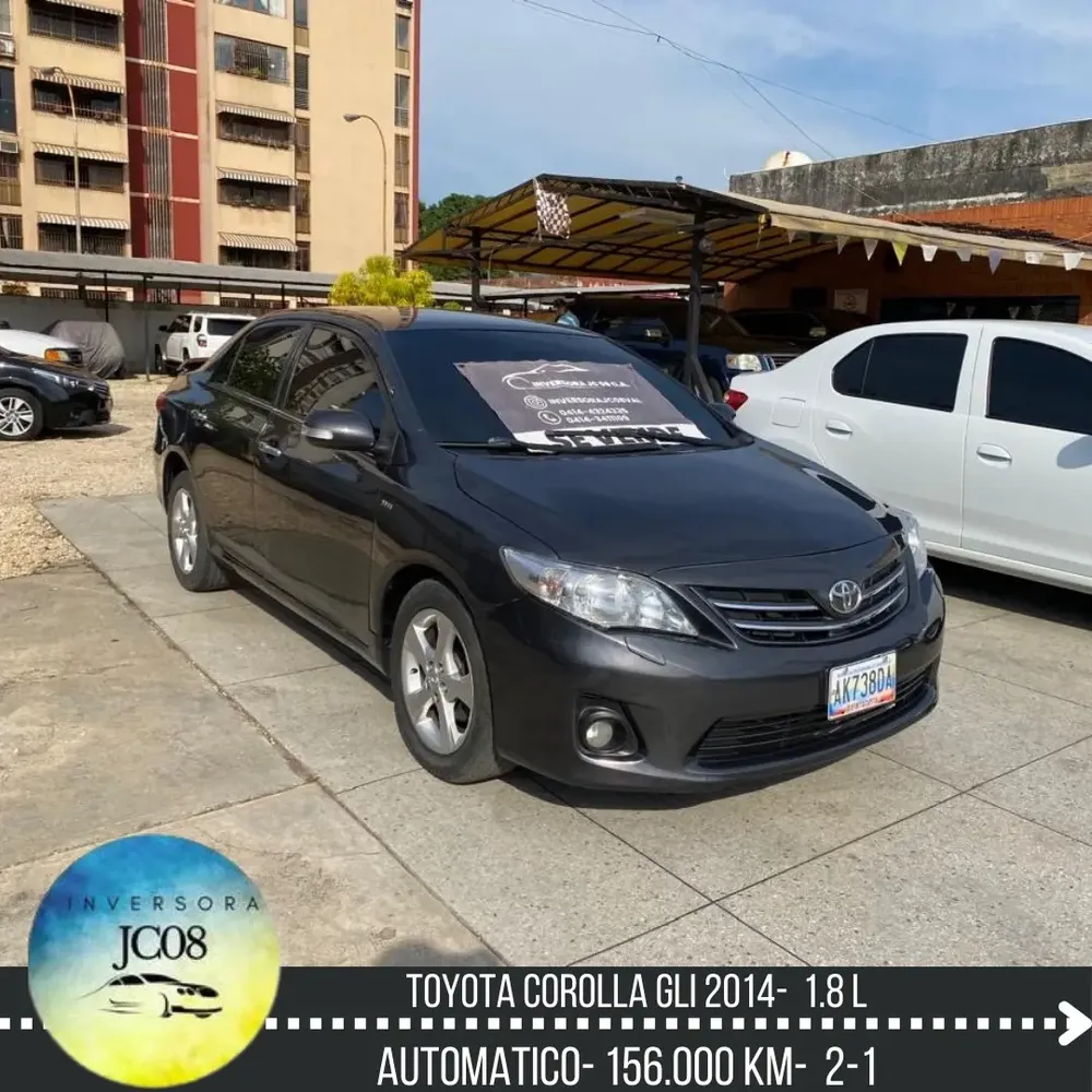 Toyota Corolla GLI 2014 Azul Caracas