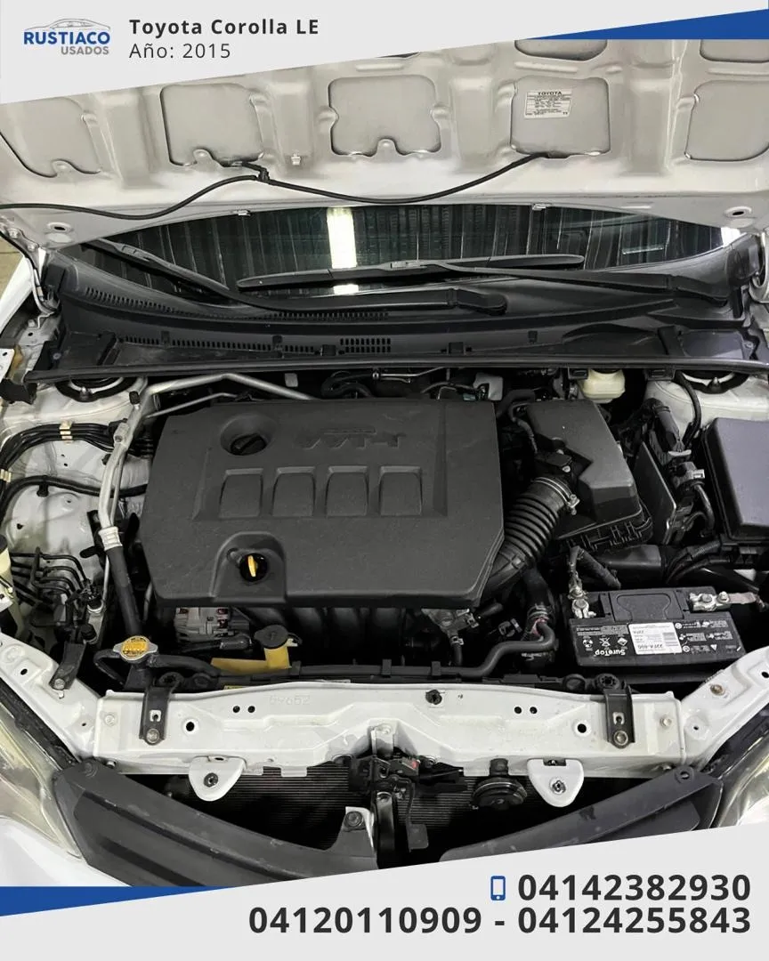 Toyota Corolla LE 2015 versión Full BLANCO