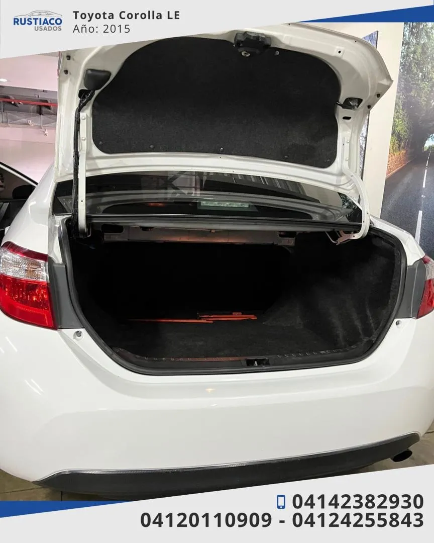 Toyota Corolla LE 2015 Blanco Caracas