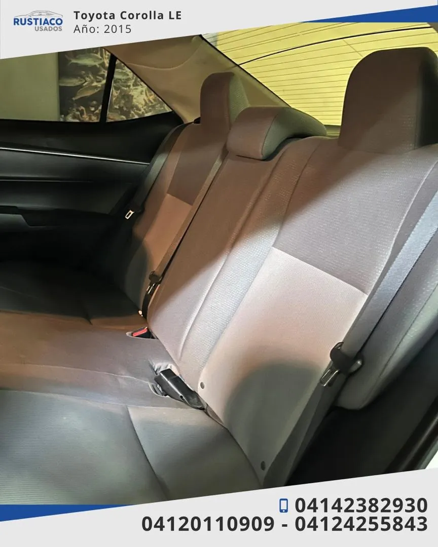 Toyota Corolla LE 2015 versión Full BLANCO6