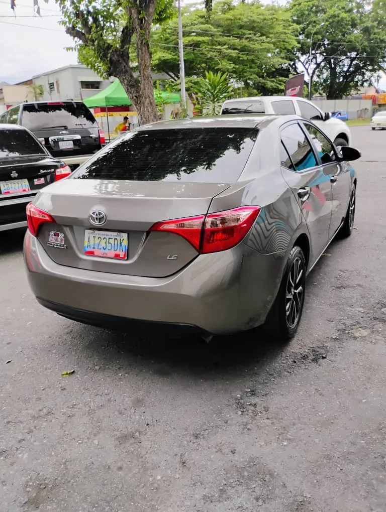 Toyota Corolla LE AÑO 2019 gris3
