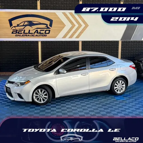 Toyota Corolla LE 2014 Plateado Caracas