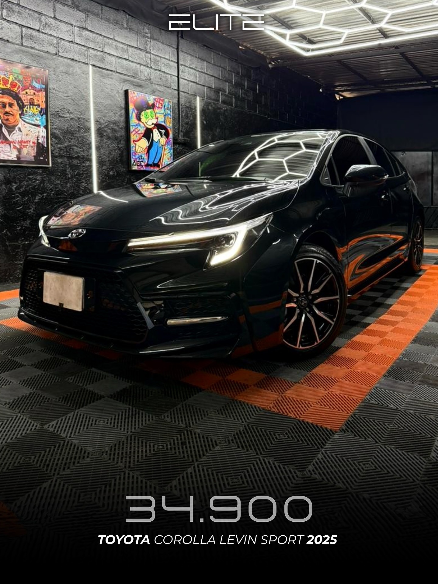 Toyota Corolla Levin Sport 2025 Negro Valencia