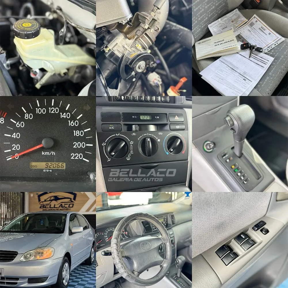 Toyota Corolla Sensación 2004 Plateado Caracas