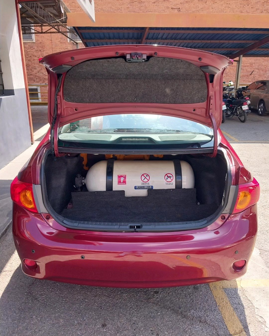 Toyota Corolla XEI 2010 Rojo
