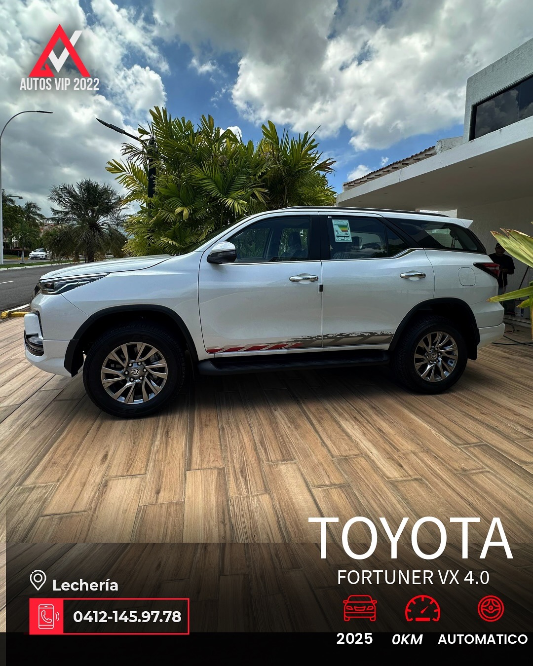 Toyota Fortuner VX 2025 Blanco Lechería