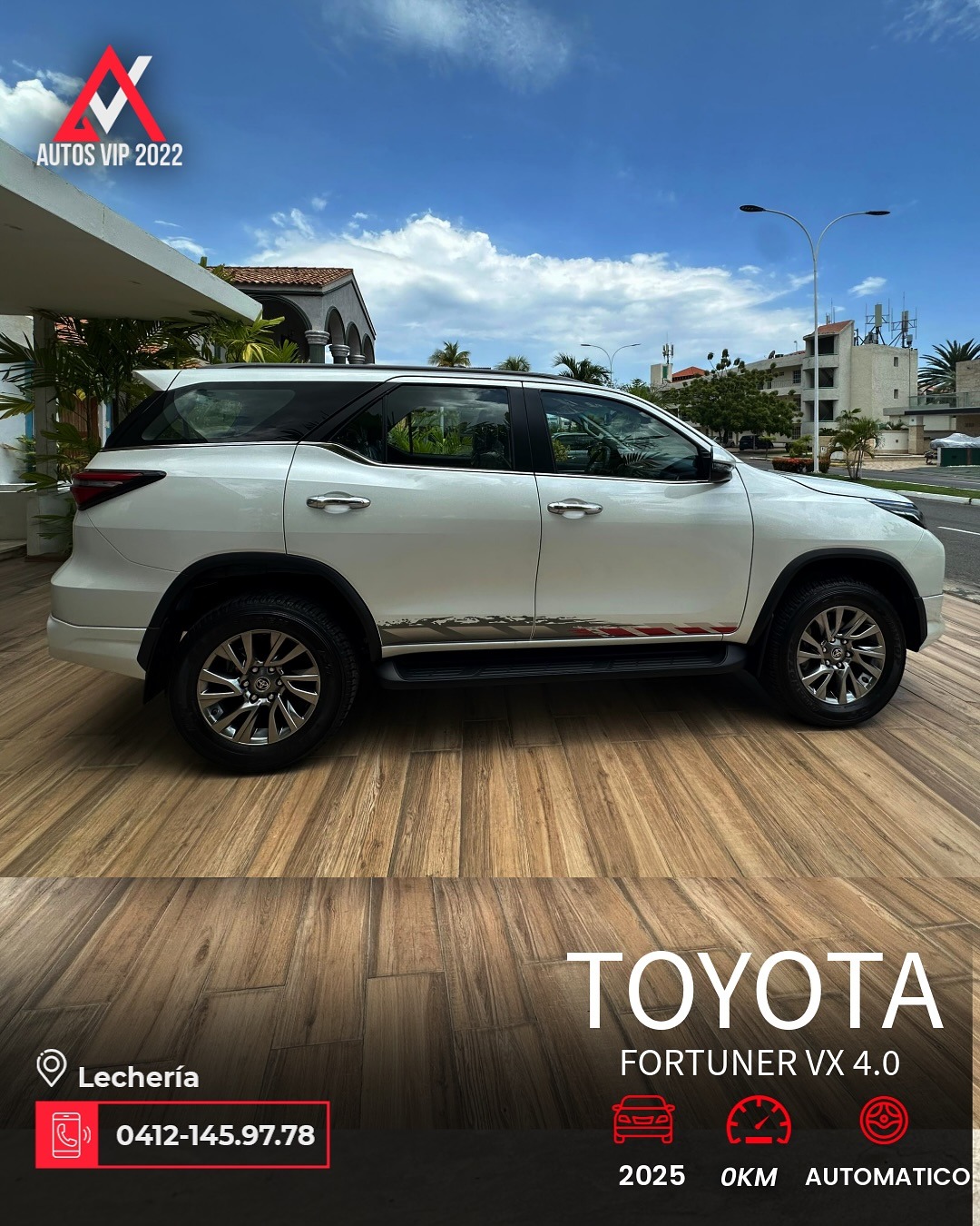 Toyota Fortuner VX 2025 Blanco Lechería