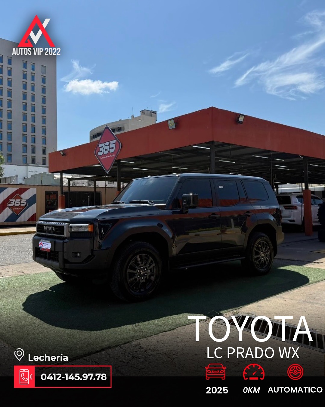 Toyota Land Cruiser Prado WX 2025 Gris Lechería