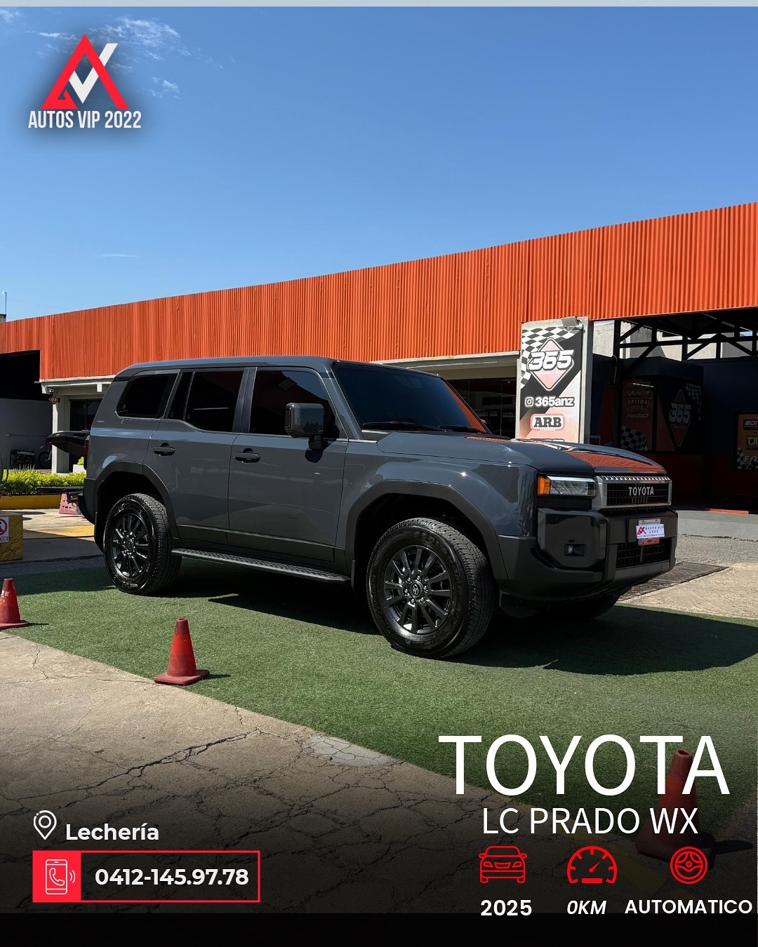 Toyota Land Cruiser Prado WX 2025 Gris Lechería