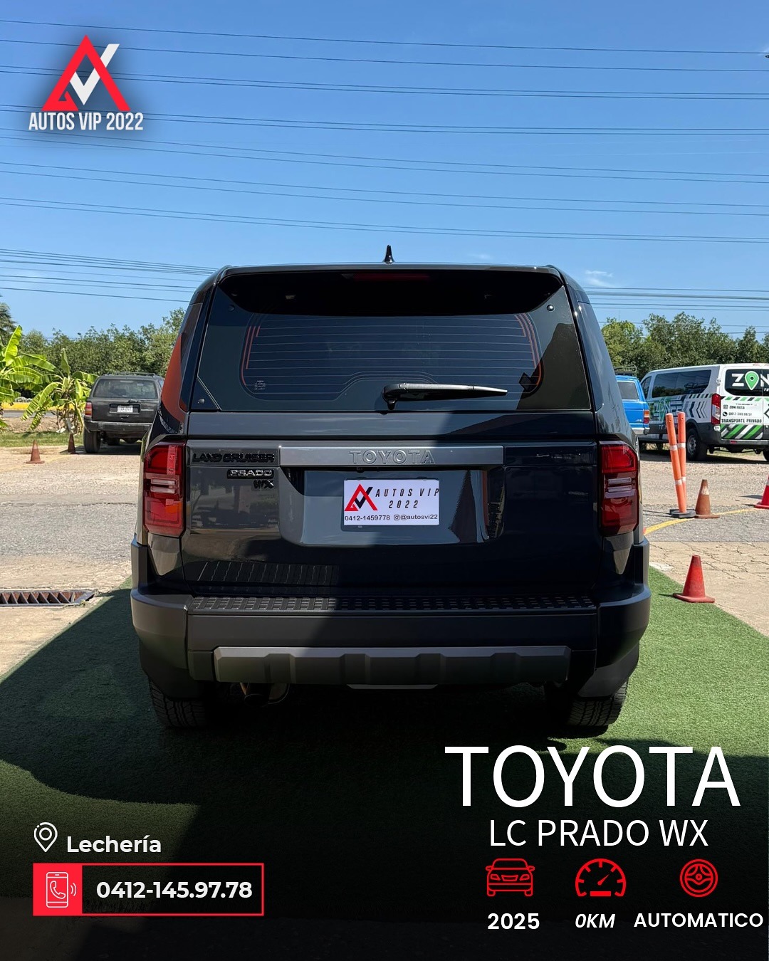 Toyota Land Cruiser Prado WX 2025 Gris Lechería