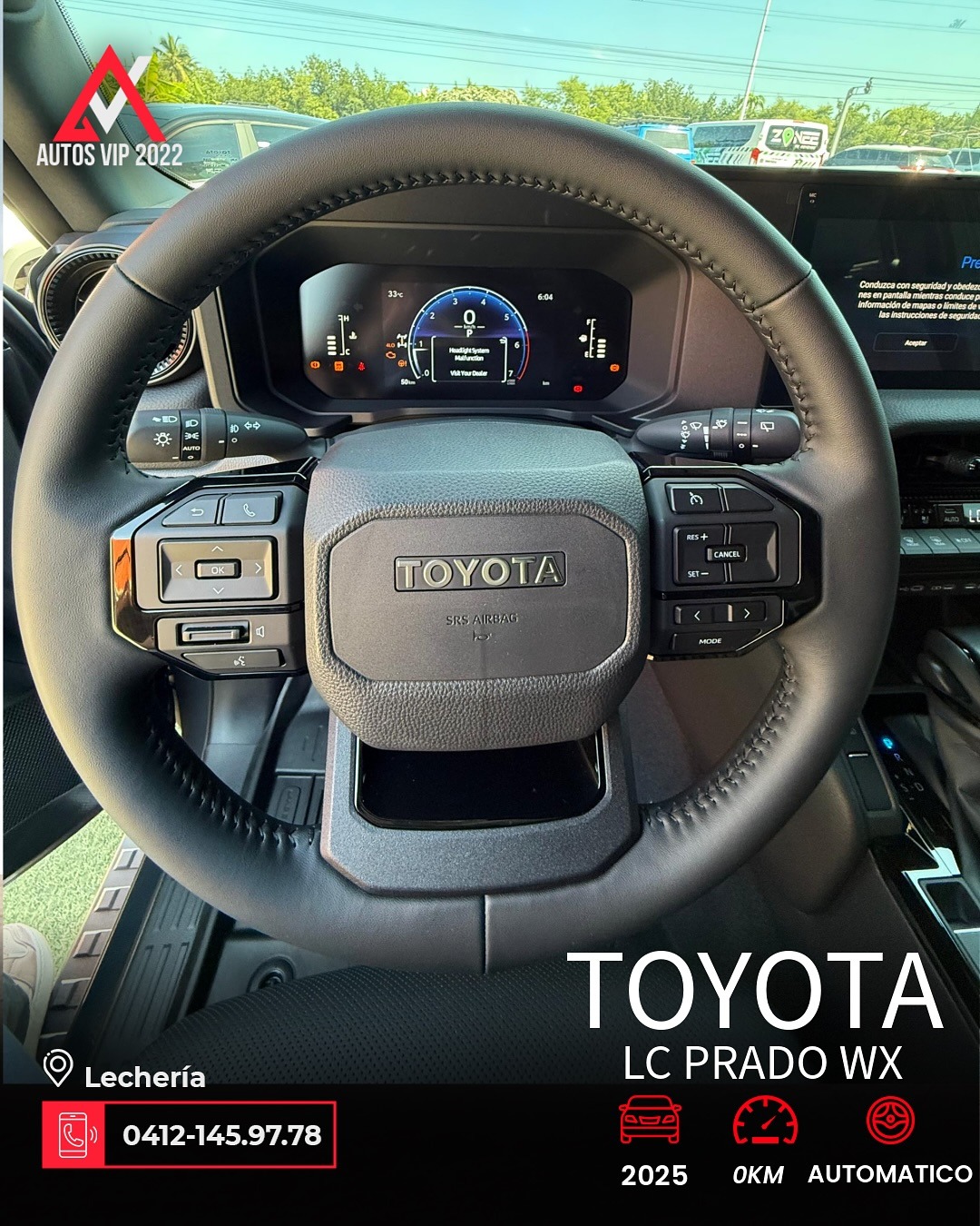 Toyota Land Cruiser Prado WX 2025 Gris Lechería