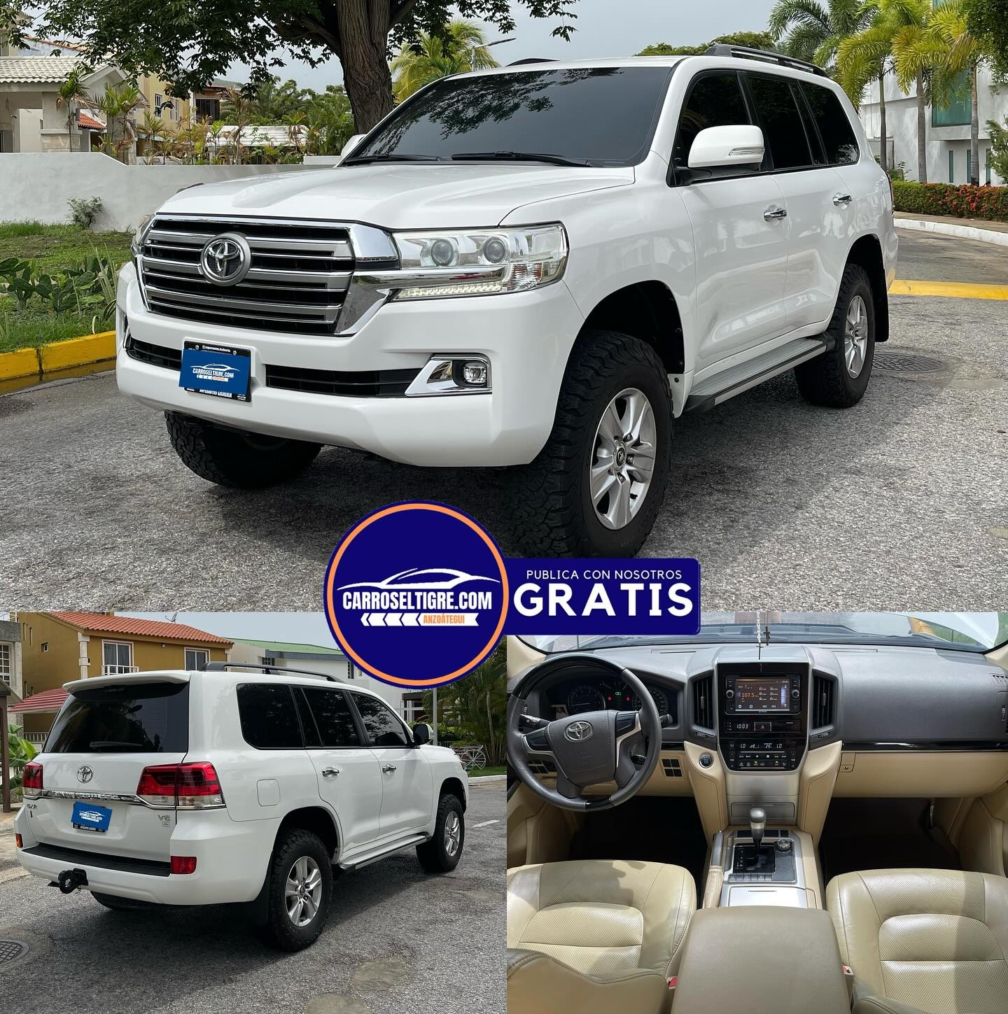 Toyota Land Cruiser 2016 Blanco Lechería