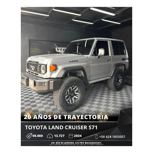 Toyota Land Cruiser S71 2024 Gris Caracas