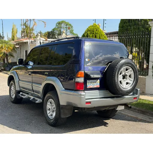 Toyota Land Cruiser Prado 2001 Azul Caracas